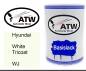 Preview: Hyundai, White Tricoat, WJ: 500ml Lackdose, von ATW Autoteile West.